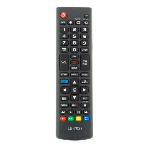 Controle Remoto Para TV LG Smart FBG-7027 CO-1291 SKY-7027 LE-7027 VCA8094 AKB73715664