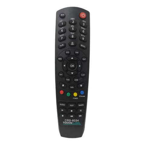 Controle Remoto Para Receptor TocomLink Life Duplo FBG-8034 CRS-8034