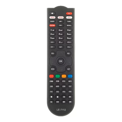Controle Remoto Para Receptor Eurosat FBG-9130 LE-7112 SKY-9146