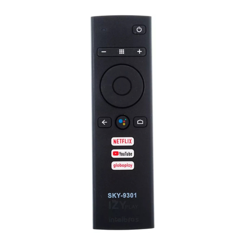 Controle Remoto Para Receptor Intelbras Izyplay Sem Comando De Voz RC4251505/01BRM FBG-9301 SKY-9301 LE-7339