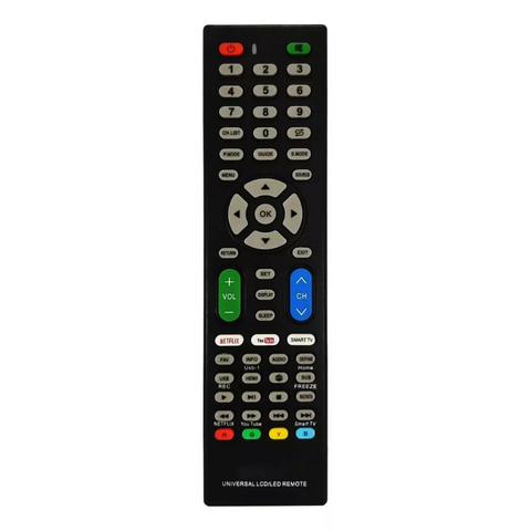Controle Remoto Universal Para Tv Smart Led Lcd LG Sony Samsung Sharp Panasonic Toshiba Philips TCL Hisense AOC JVC FBG-9002 LE-7740 SKY-9003