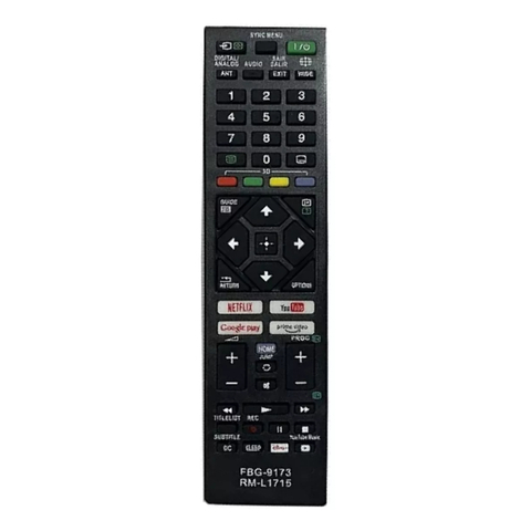 Controle Remoto Para Tv 4K 3D Sony Bravia FBG 9173