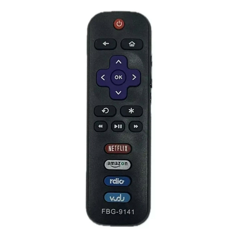 Controle Remoto Para Tv Tcl Roku Botão Lateral Funciona FBG 9141 SKY 9141 LE 7145 Rc-nw32266001120