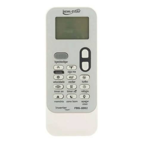 Controle Remoto Para Ar Condicionado Consul FBG-8062 LE-7088 SKY-8062 CBJ18CB CBE48AB CBE48OB
