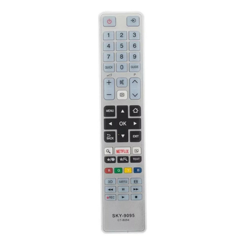 Controle Remoto Para Smart TV Toshiba CT-8041 CT-8054 CT-8053 CT-8069 FBG-9095 SKY-9095 LE-7722
