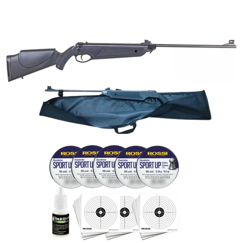 Carabina Pressão Nova Dione Chumbinho 5,5 Rossi + Capa