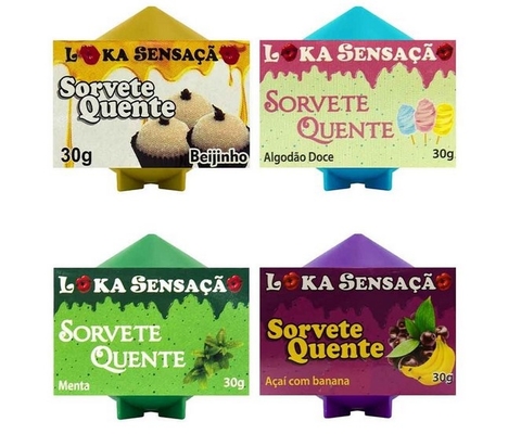 VELA COMESTÍVEL SORVETE QUENTE- LOKA SENSAÇÃO