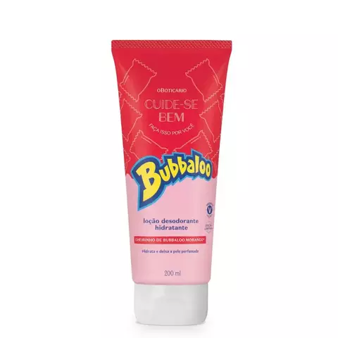 Hidratante Morango Bubbaloo 200ml O Boticário