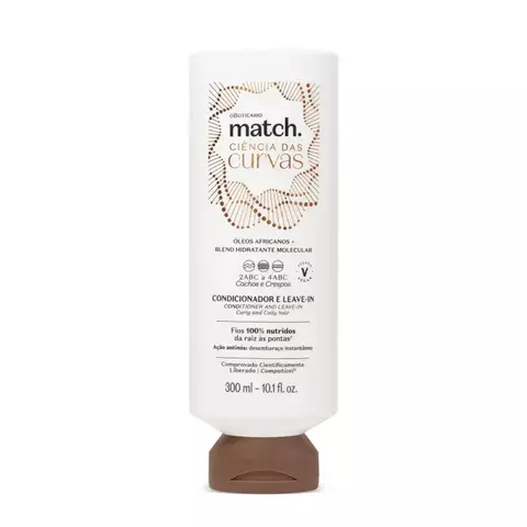 Condicionador Match Ciência Das Curvas 300ml O Boticário