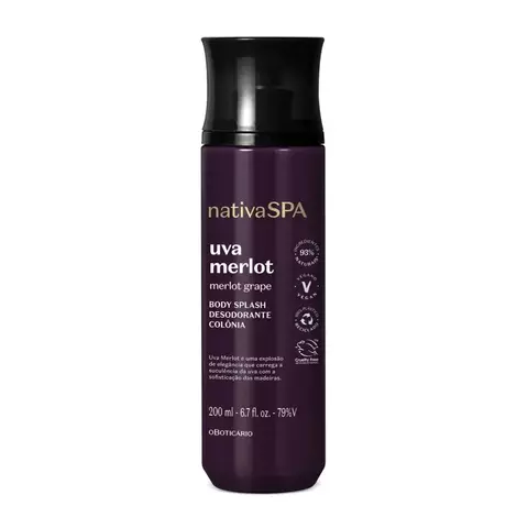Body Splash Uva Merlot O Boticário