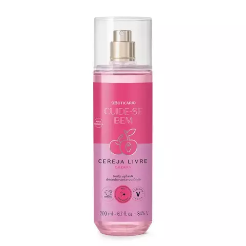 Body Splash Cereja Livre 200ml O Boticário