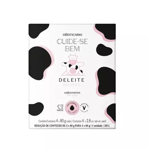 Sabonete Em Barra Deleite Cx c/4un 80g