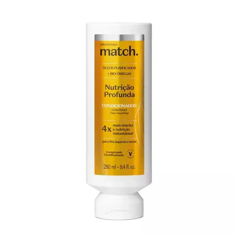 Condicionador Nutrição Profunda Match 280ml O Boticário