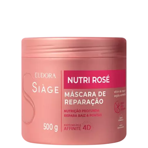 Máscara Nutre Rosé 500g Eudora