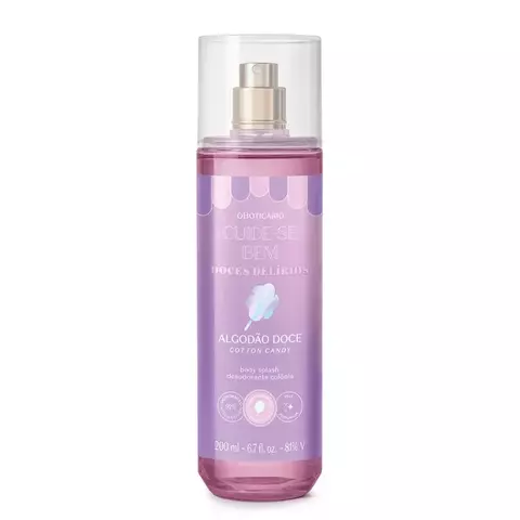 Body Splash Algodão Doce 200ml O Boticário