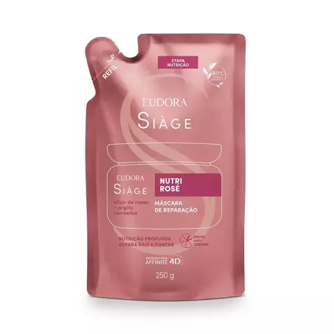 Refil Máscara Nutre Rosé 250g Eudora