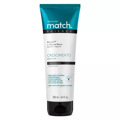 Condicionador Crescimento Match Science 250ml O Boticário