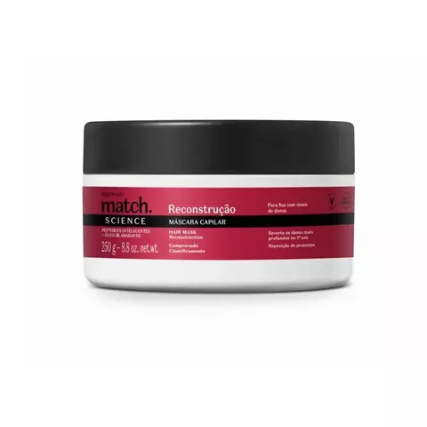 Máscara Reconstrução Match Science 250g O Boticário