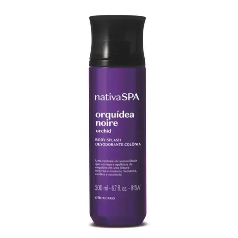 Body Splash Orquídea Noire 200ml O Boticário