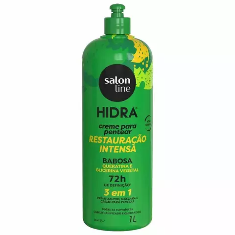CREME PARA PENTEAR HIDRA BABOSA SALO LINE 1L