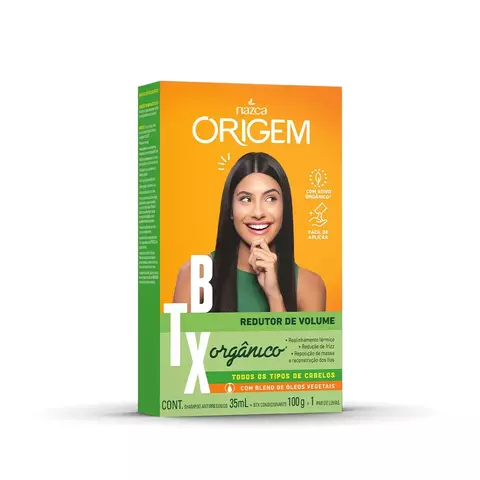 BOTOX CAPILAR ORIGEM KIT ORGÂNICO TODOS TIPOS DE CABELO