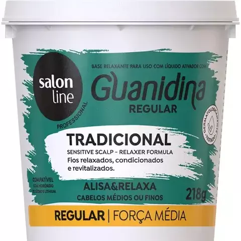 RELAXANTE SALON LINE 218G GUANIDINA REGULAR MEDIO