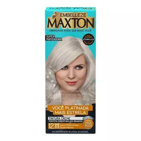 COLOR MAXTON 50G N°12.111 LOURO PLATINO CINZA