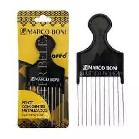 PENTE MARCO BONI 1219 AFRO DENTES METAL