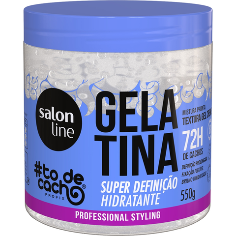 Gelatina Capilar Salon Line ToDeCacho Hidratante Cremosa 550g