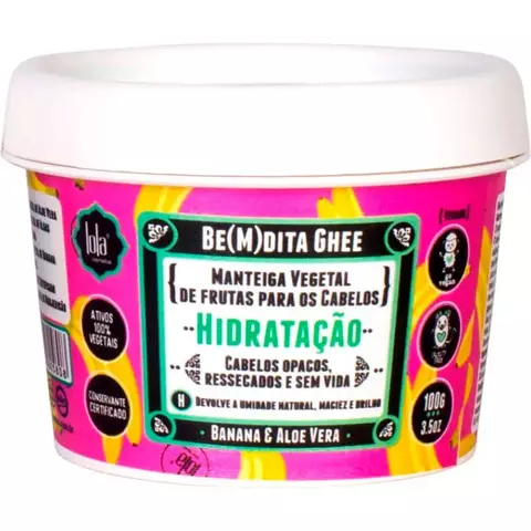 MANTEIGA VEGETAL CAP LOLA BE(M)DITA GHEE HIDRATACAO 100G