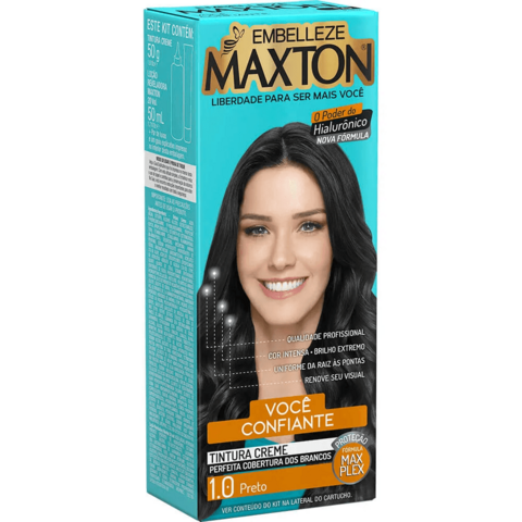 COLOR MAXTON 50G N°1.0 PRETO