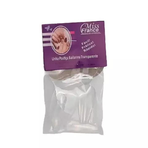 UNHAS POSTICAS BAILARINA TRANSPARENTE MISS FRANCY