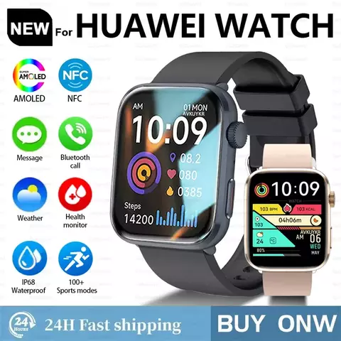Smartwatch Masculino 1.85” AMOLED – Compatível com Huawei, Tela HD 240x284, Pulseira Esportiva - comprar online