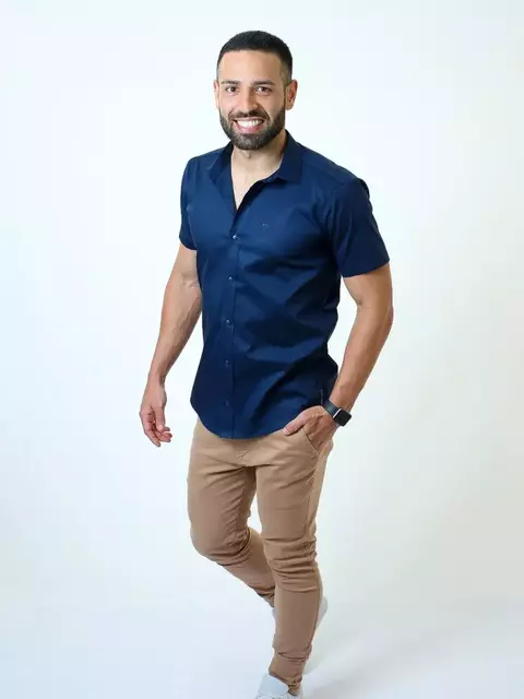 CAMISA mavon SLIM MANGA CURTA - comprar online