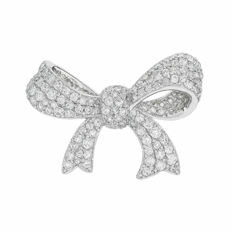 Anel Laço Brilhante Cravejado Pedras - comprar online