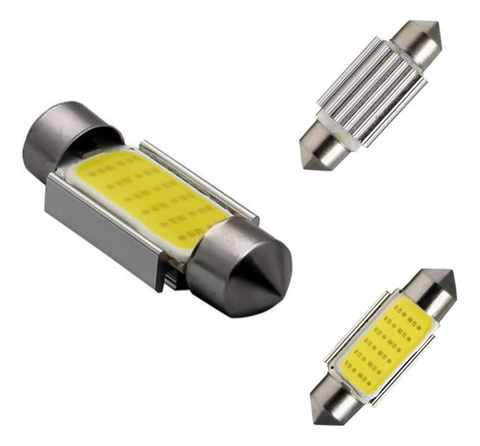 Par Lâmpada Super Led Torpedo Smd Teto 6000k 36mm 41mm 43mm