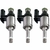 Kit 03 Bicos Injetores Volkswagen Up Polo Virtus Q3 A1 Tsi