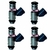 Kit 04 Bicos Injetores Citroen C3 C4 Pallas Peugeot 206 307