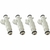 Kit 04 Bicos Injetores Renault Clio Logan Sendero 1.0 16v