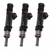 Kit 03 Bicos Injetores Nissan March Versa 1.0 3 Cilindros
