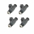 kit 04 Bicos Injetores Audi S3 1.8 Quattro Gas. Bosch