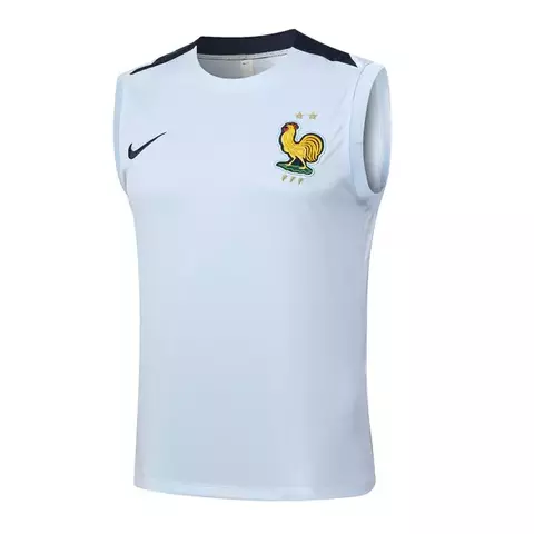 Regata Seleção da França 24/25 Torcedor Nike Masculina - Branca