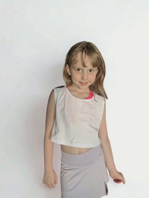 CROPPED INFANTIL UV BRANCO - comprar online