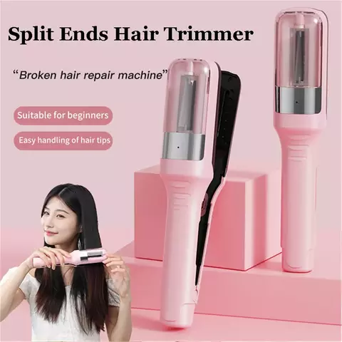 Aparador de pontas de cabelo, removedor dividido, seco, danificado, quebradiço,