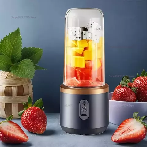 Copo espremedor portátil, liquidificador de smoothie, 6 lâminas, garrafa, espr - comprar online