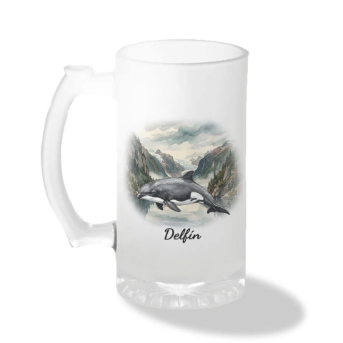 Vaso Shopero 470ml Delfín - Naturaleza de Chile