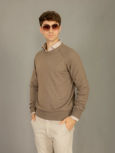 sweater hilo premium tostado