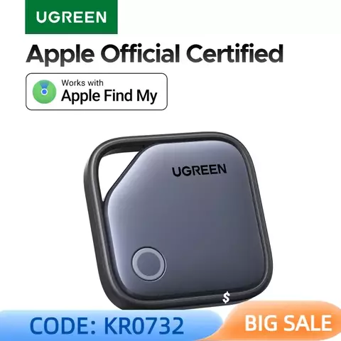 UGREEN Smart Bluetooth Tracker, localizador de chaves, localizador de itens Smar
