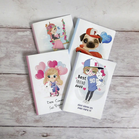 RELIGIOSO CUADERNO ABROCHADO X48 PAG