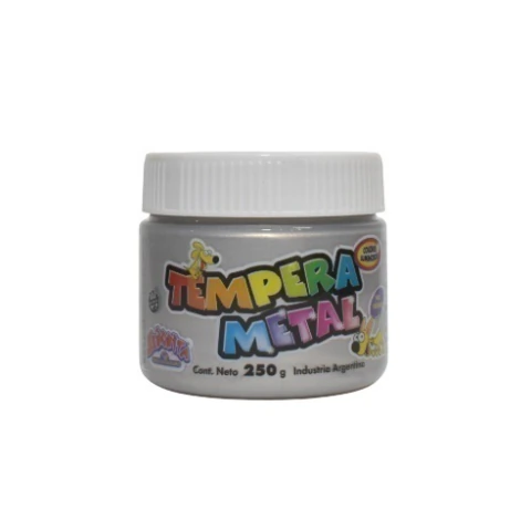 POTE DE TEMPERA DE 250 G COLORES METALIZADOS en internet